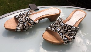 animal print mules uk