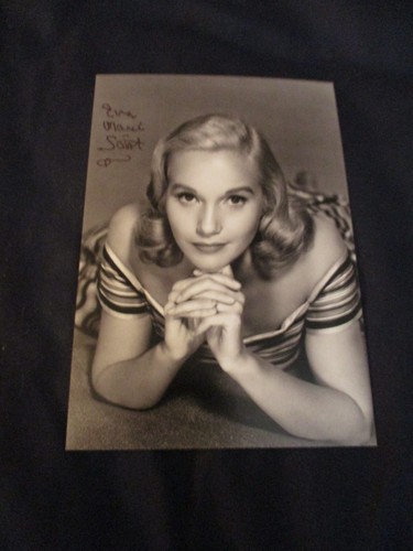Actress EVA MARIE SAINT Signed 4x6 PRETTY Photo AUTOGRAPH 1
