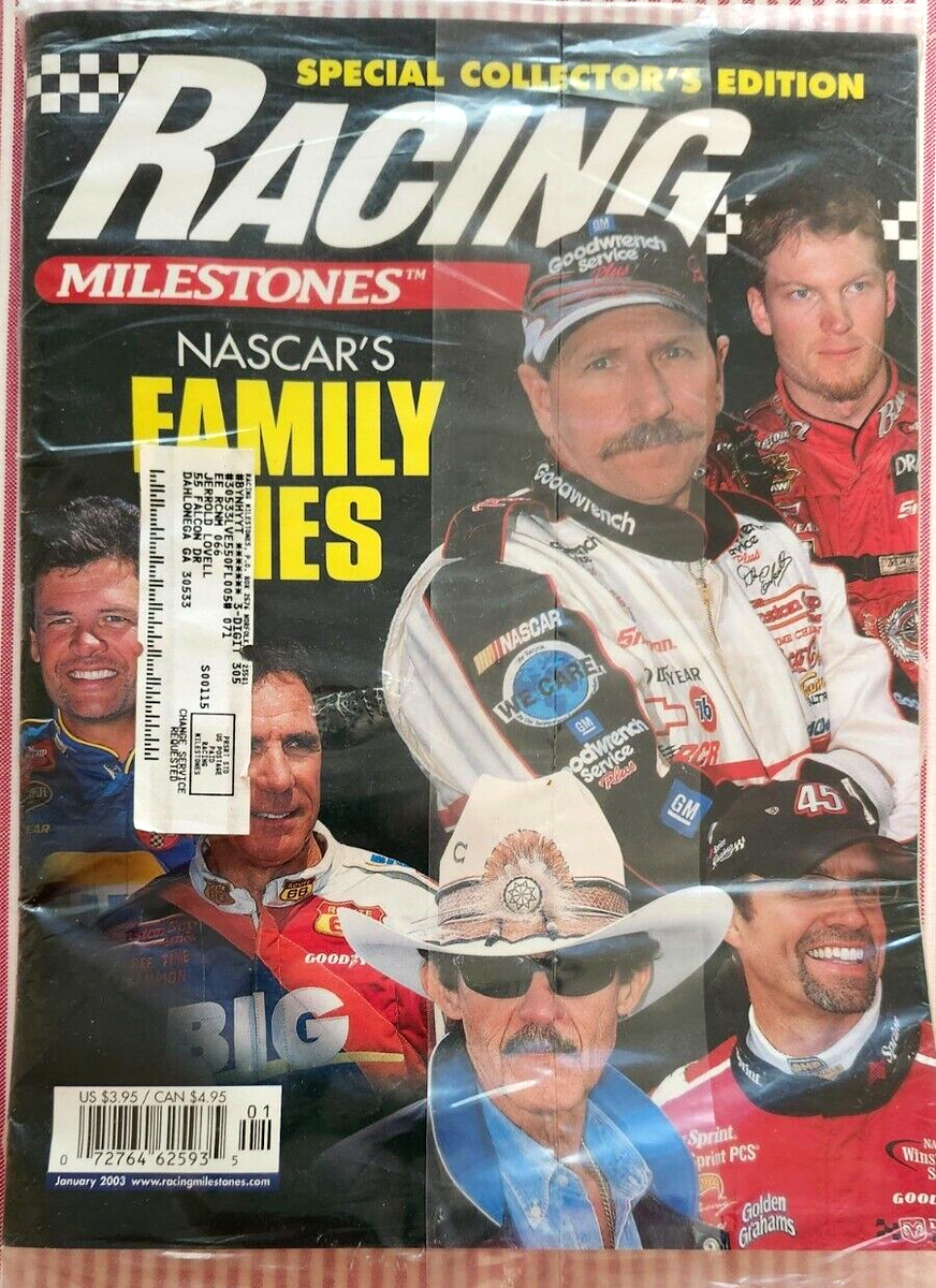 CD 10枚 Racing Milestones Magazine NASCAR Family Ties Jan 2003 Special