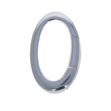 925 Sterling Silver, Cable Link Clasp, 3mm Lever Clasp, Oval Cable Links, Lever