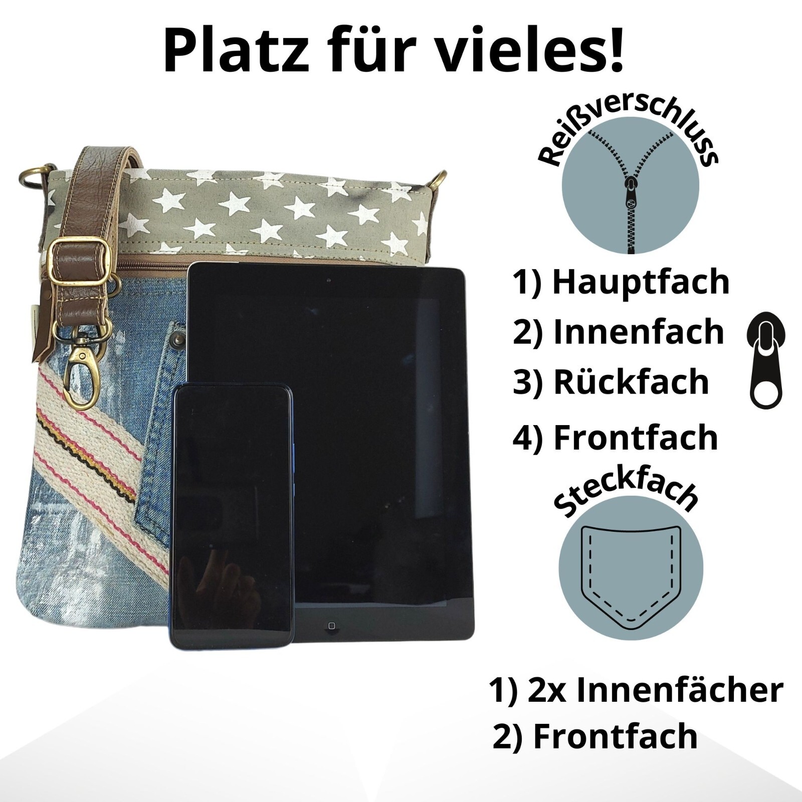 Wayfadacc Itabag Umhängetasche - Japanischer Style Für Anime Fans & Cosplay