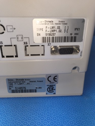 Datex Ohmeda F-LBAT..01 Patient Monitor - Picture 7 of 8