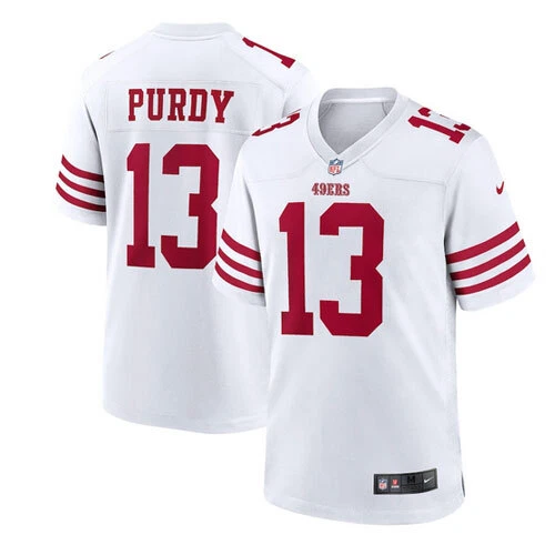Brock Purdy San Francisco 49ers White Stitched Jersey