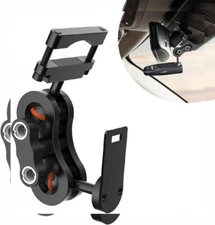 Radar Detector Mount, Rearview Mirror Rod Mounting Base, Suitable Black 