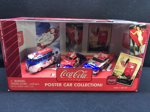 Johnny Lightning Coca Cola Poster Car Collection 1:64 Diecast - Picture 1 of 12