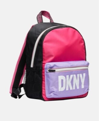 DKNY Canvas Girls Backpack Travel Storage School Bag
