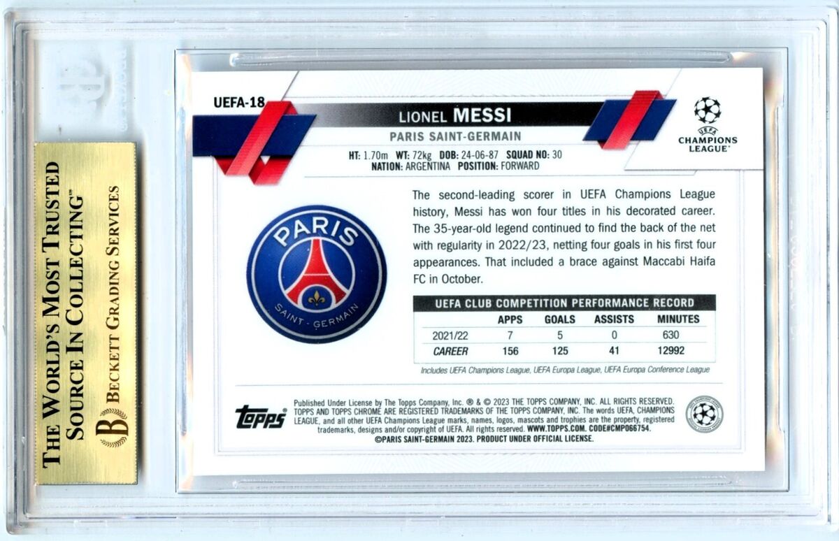 LIONEL MESSI 2023 TOPPS CHROME SOCCER ORANGE REFRACTOR SP 3 LIONEL MESSI 2023 TOPPS CHROME SOCCER ORANGE REFRACTOR SP 3