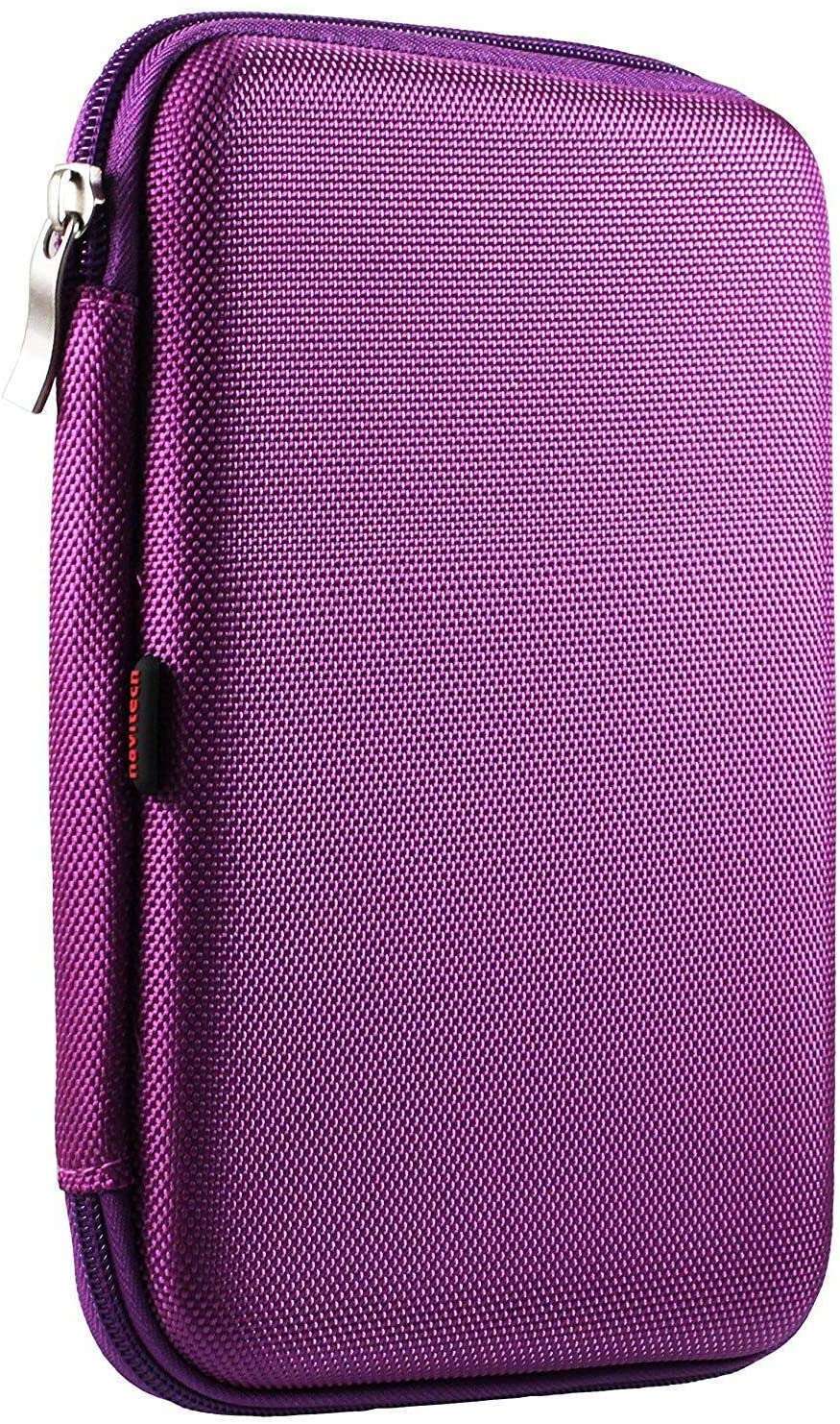 Navitech Purple Hard GPS Carry Case For Garmin DriveSmart 86 GPS Sat Nav 8"