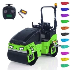 Metal 1/14 Road Roller Mini RC Construction Flysky ST8 Radio RTR Model Vehicle