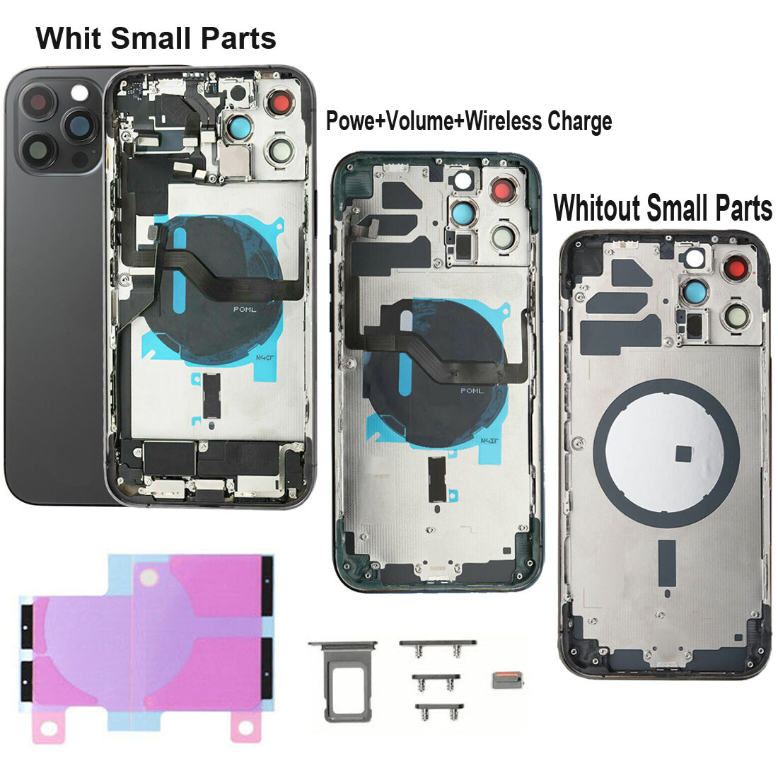 その他 Apple - iPhone 12 promax replacement back cover Amazon.com: GUPFIX iPhone 12 Pro Max Phone Case, Graphite