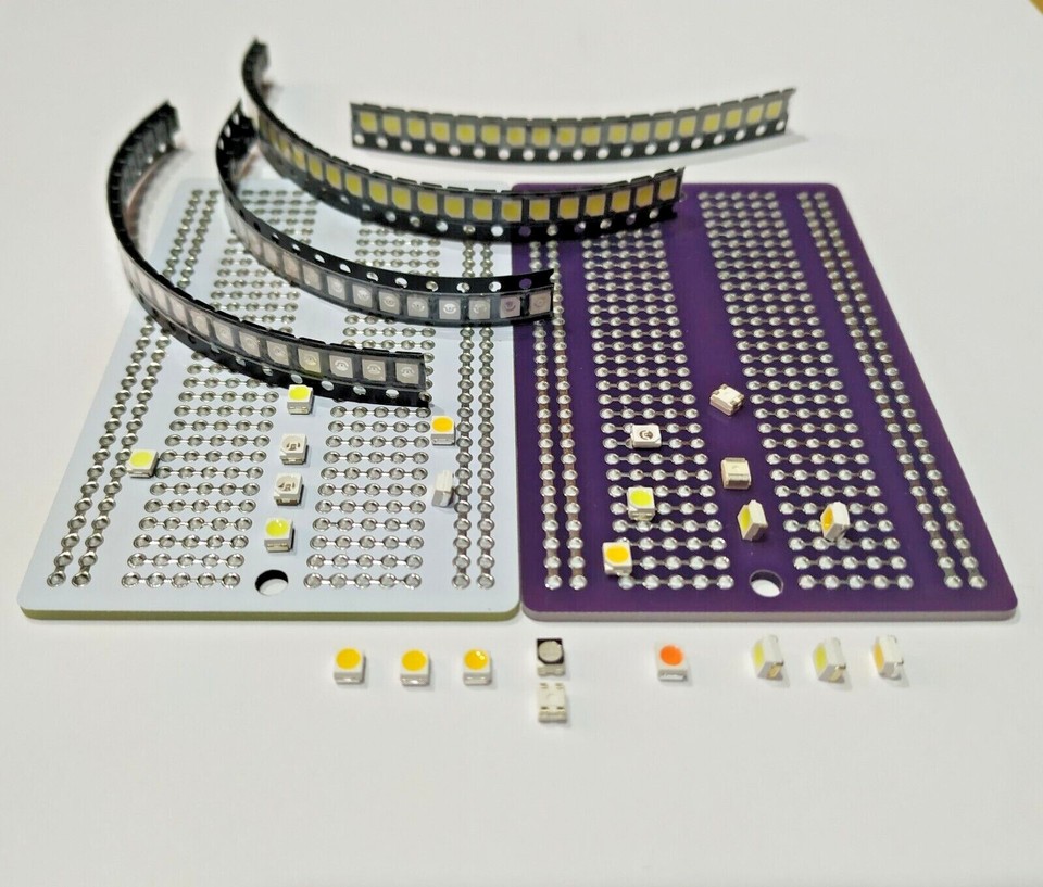 Plcc2 Phosphor Converted Red Yellow Blue Green White Purple Pink Amber Rgb Led 3528 Diode 1210 Chip