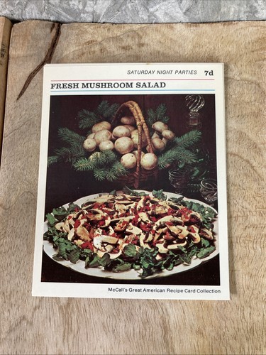 Vintage McCalls Great American Recipe Card Collection Saturday Night Parties D - Picture 3 of 8