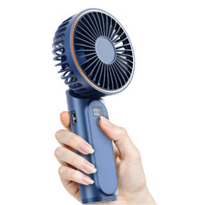 Mini Ventilatore Portatile USB Ricaricabile 4000mAh-Ultra Silenzioso Pieghevole.