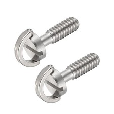 2Pcs 1/4" Male Mounting Screw Adapters Slotted CAMERA TRIPOD 0.79" Length