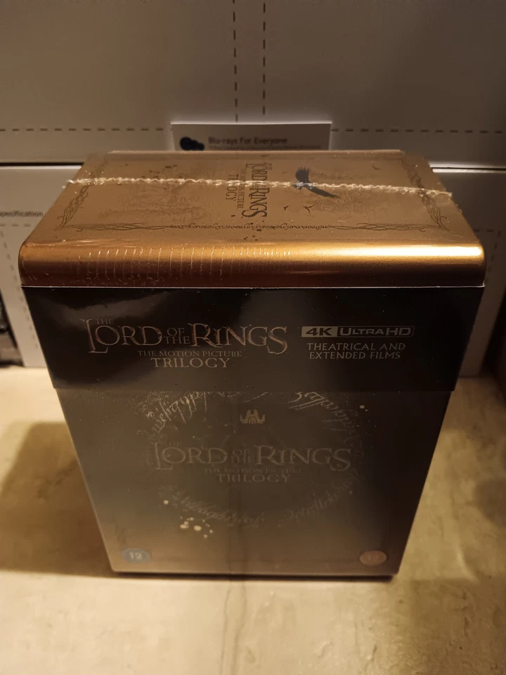 The Lord of the Rings Trilogy 4K 1-Click Set SteelBook UHD Blu-ray (UK) No Dents - Image 2 of 4