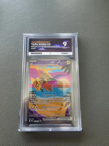 Tapu Koko 247 Paradox Rift SIR - ACE 9 Graded - not psa Pokemon