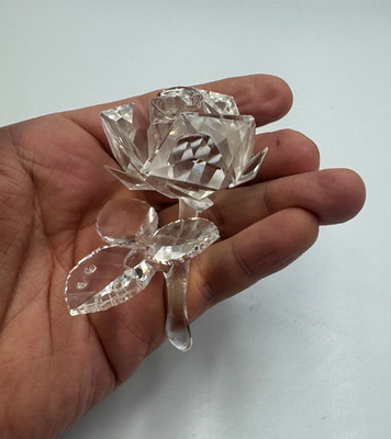 Swarovski Kristall Rose Sammlerstück Blume Ornament