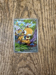 Pokemon Black bolt, White flare Scraggy IR 138/086 English Card