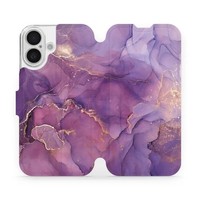HandyhüLle Mit Klappe FüR Iphone 16 Mobiwear Case Cover Schutz HüLle Violett