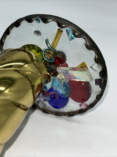 Kaleidoscope Vintage Brass Umbrella By Linda Bellacicco Moon Dog - Picture 4 of 10