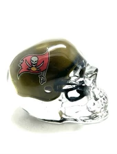 Tampa Bay Buccaneers Resin Skull