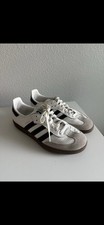 Adidas Sambas Og Trainers In White and Black Size 2.5 Kids Youth