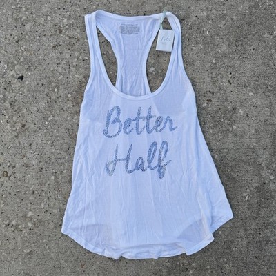 I Do Victoria's Secret ''Better Half'' Racerback Tank Top Size S NWT