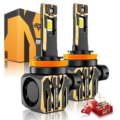  H11/H9/H8 LED Headlight Bulbs 120W 30000LM GX Plug&Play Series 6500K Cool Whit