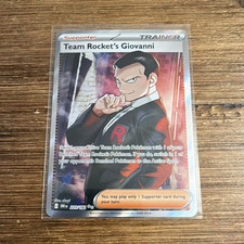 Pokémon TCG Team Rocket's Giovanni · 225/182 · Ultra Rare · Holo · Full Art
