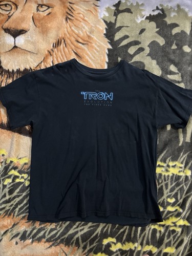 Tron Evolution E3 Promo T-Shirt Gr. XL Herren 2010 schwarz doppelseitig