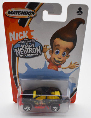 Matchbox Superfast 4x4 Buggy Nickelodeon Jimmy Neutron schwarz. Blisterkarte