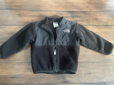 The North Face Baby Denali Fleece Jacket Black Polartec Recycled 12 18M Toddler