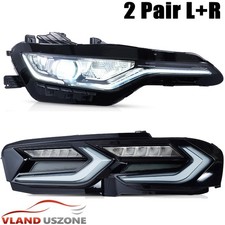 Led Headlights Led Sequential Tail Lights For Chevy Camaro Rs1ss2ss 2019-2025
