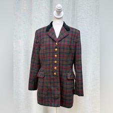 Lauren Ralph Lauren vintage blue red green blazer