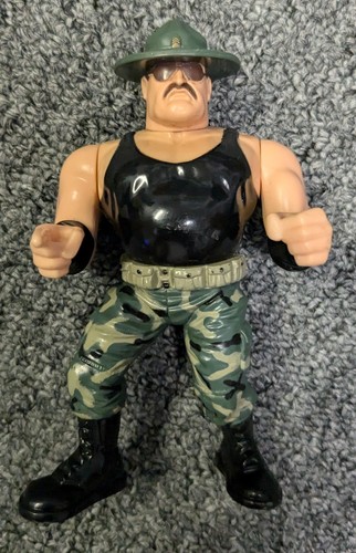 WWF Hasbro Sgt Slaughter Action Figure 1992 Series...