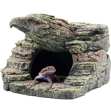 Reptile Rock Basking Platform, Gecko Hide Cave Hiding Place, Snake Cave and H...
