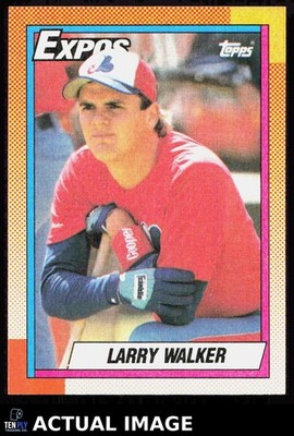 1990 Topps LARRY WALKER #757 NM