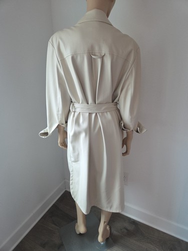 Zara Womens Faux Leather Safari Dress Ivory Size XL BNWT - Picture 5 of 6