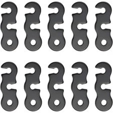 Aluminum Alloy Guyline Cord Adjusters Tent Tensioners Wind Rope Buckles Camping