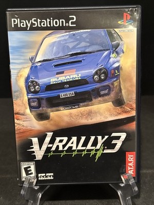 V-Rally 3 (Sony PlayStation 2, 2002) Complete Black Label CIB