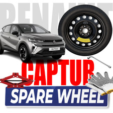 Ruotino Scorta Renault Captur 17 125/80 R17 5-Loch Wagenheber Gratis DOT2025