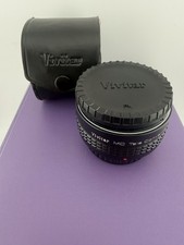 Vivitar MC Tele Converter multicoated 2X-22 Lens Made In Japan With Case Caps