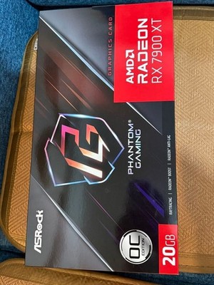ASRock Radeon RX 7900 XT Phantom Gaming OC 20GB GDDR6 Graphics Card New