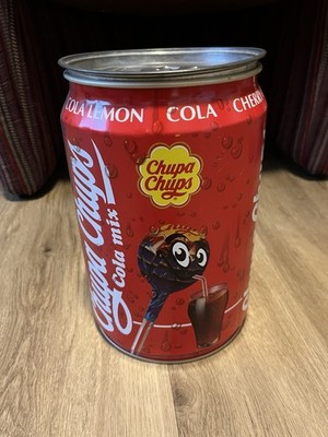 Chupa Chups Metalldose Coca Cola leer Lollidose 90er Vintage Weihnachten Rar