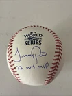 Jeremy Pena Signed 2022 World Series Baseball “22 WS MVP” Beckett Witness Auto