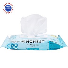 Sanitizing Alcohol Wipes 50 Count 1 Pack Honest Company Fragrance-Free Safe