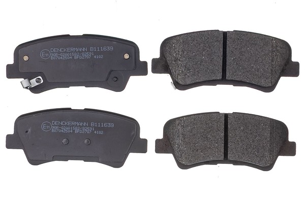Bremsbelagsatz BremsklöTze Hinterachse FüR Hyundai Santa Fé III DM Genesis-image