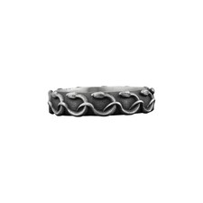 Oxidised Silver Snake Engagement Ring, Gothic Wedding or Anniversary Gift