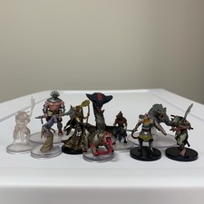 Lot of 10 Fiend Miniatures Dungeons and Dragons Pathfinder Figures Yugoloth 3