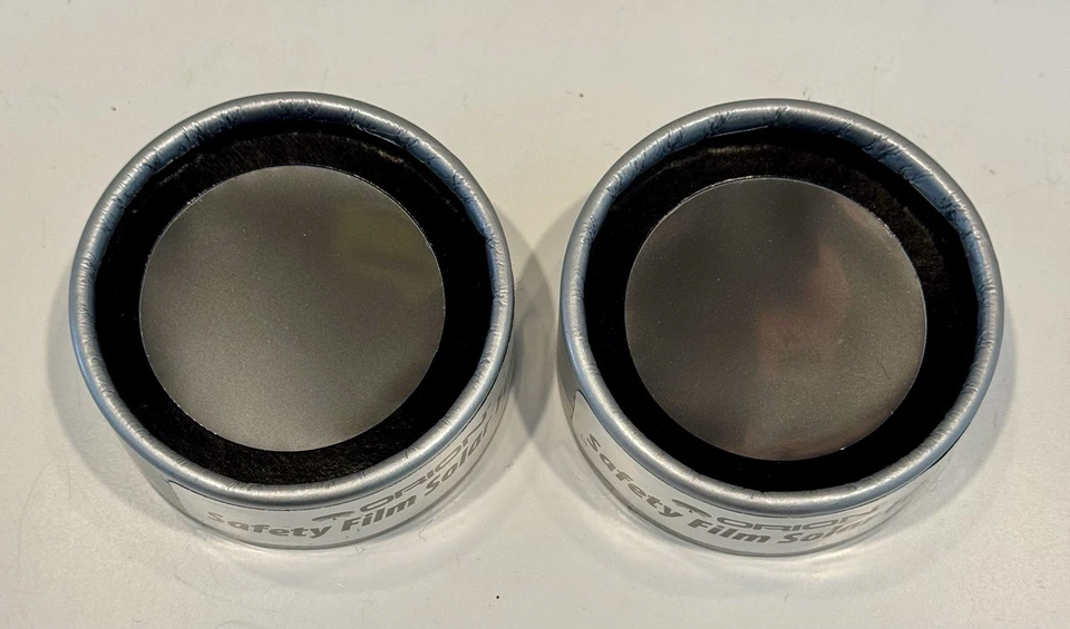Set Of 2 Orion 2.54” ID Binocular Safety Film Solar Filters #07786 - Image 2 of 4
